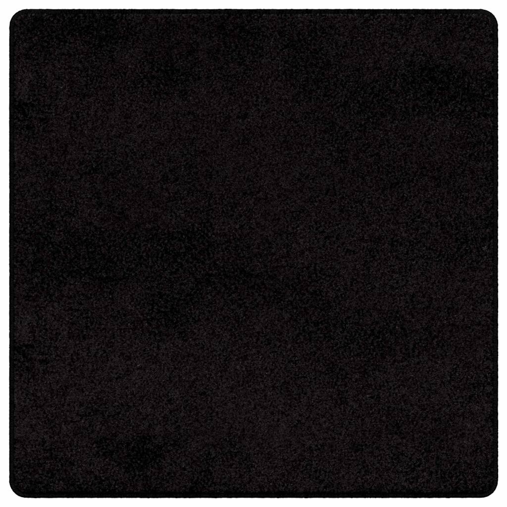 Runner din covor Negru 100 x 100 cm 100% Polipropilenă Tuft GartenMobel Dekor