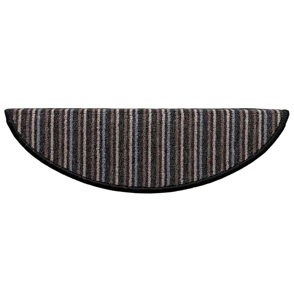 Mochete autocolante pentru scară 15 pcs Antracit 56 x 17 x 3 cm GartenMobel Dekor