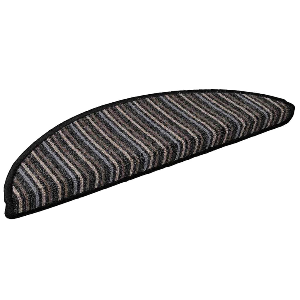 Mochete autocolante pentru scară 15 pcs Antracit 56 x 17 x 3 cm GartenMobel Dekor