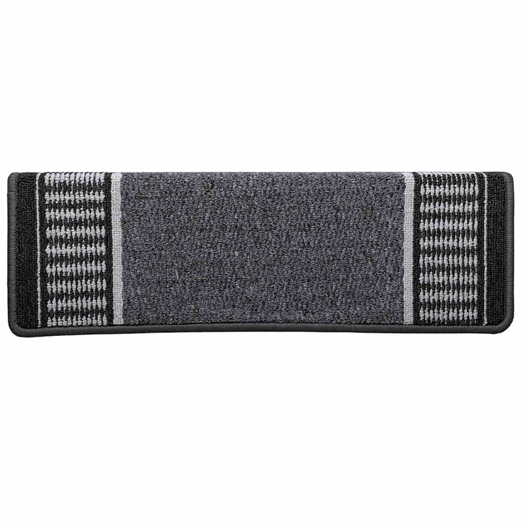 Mochete autocolante pentru scară 15 pcs Antracit 65 x 21 x 4 cm GartenMobel Dekor
