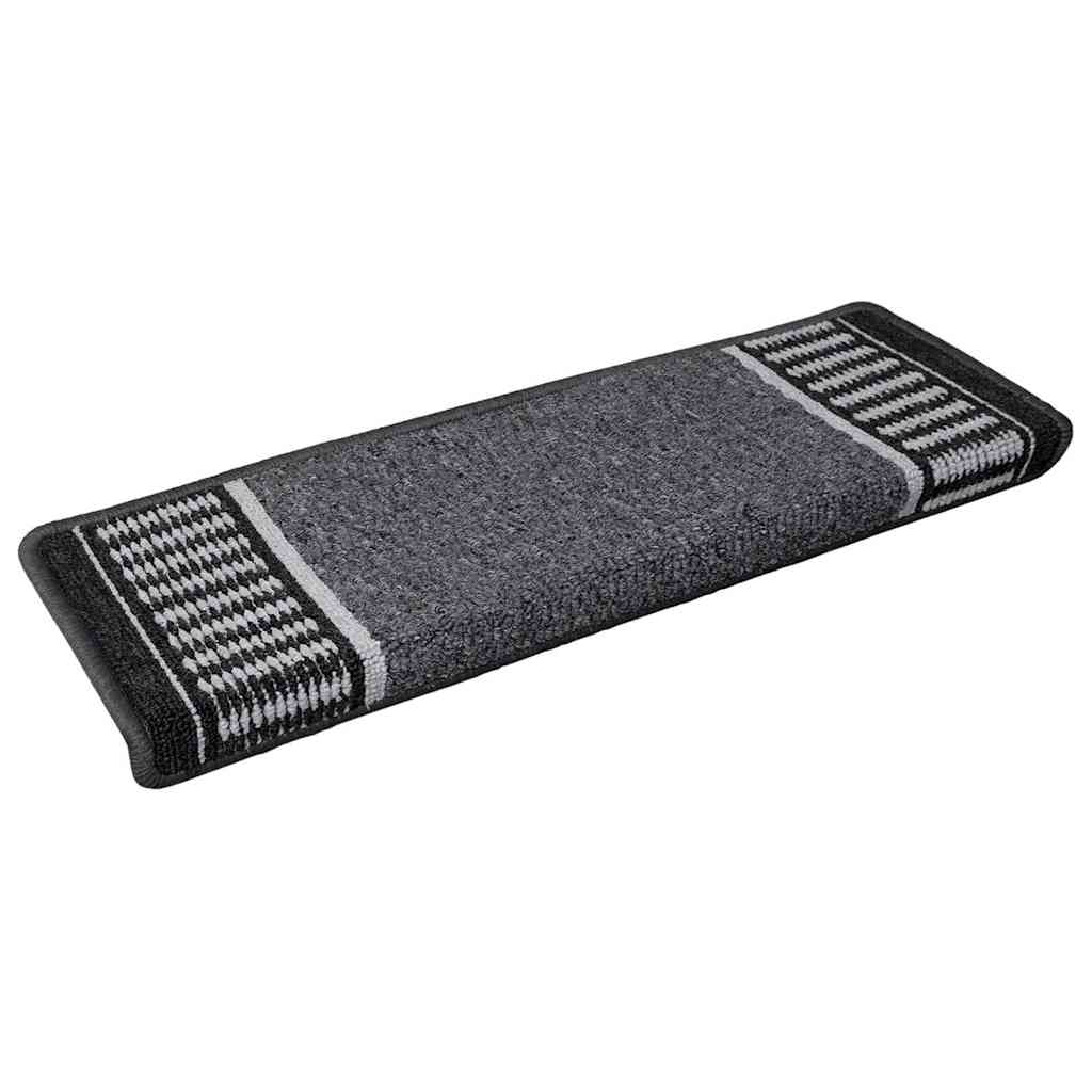 Mochete autocolante pentru scară 15 pcs Antracit 65 x 21 x 4 cm GartenMobel Dekor