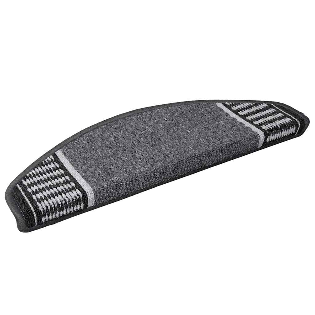 Mochete autocolante pentru scară 15 pcs Antracit 65 x 21 x 4 cm GartenMobel Dekor