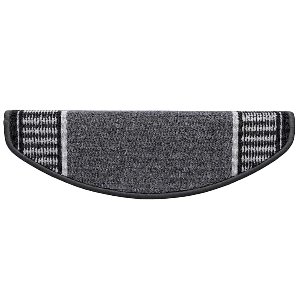 Mochete autocolante pentru scară 15 pcs Antracit 65 x 21 x 4 cm GartenMobel Dekor