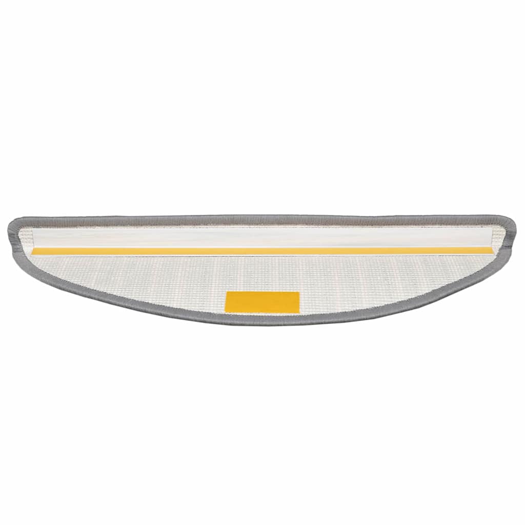 Mochete autocolante pentru scară 15 pcs Gri 56 x 17 x 3 cm GartenMobel Dekor