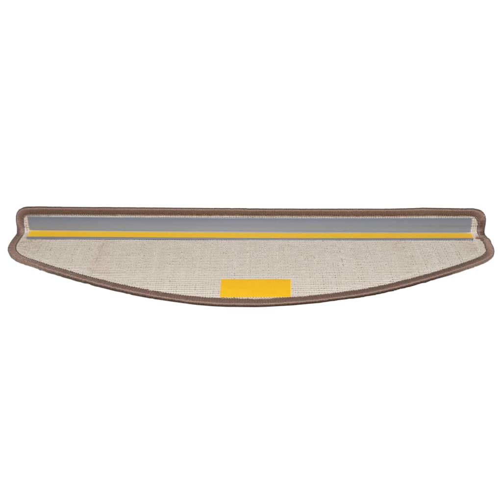 Mochete autocolante pentru scară 15 pcs Maro 65 x 21 x 4 cm GartenMobel Dekor