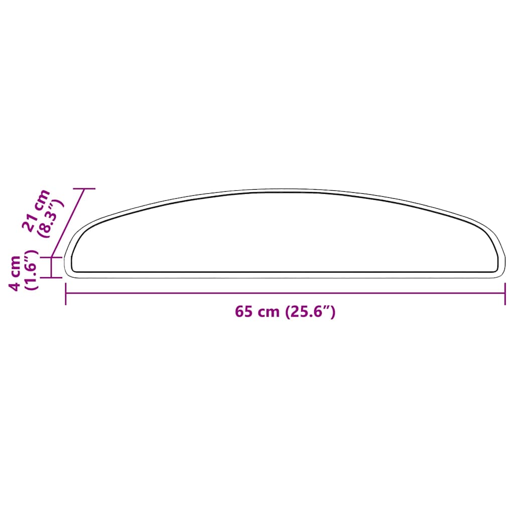 Mochete autocolante pentru scară 15 pcs Maro 65 x 21 x 4 cm GartenMobel Dekor