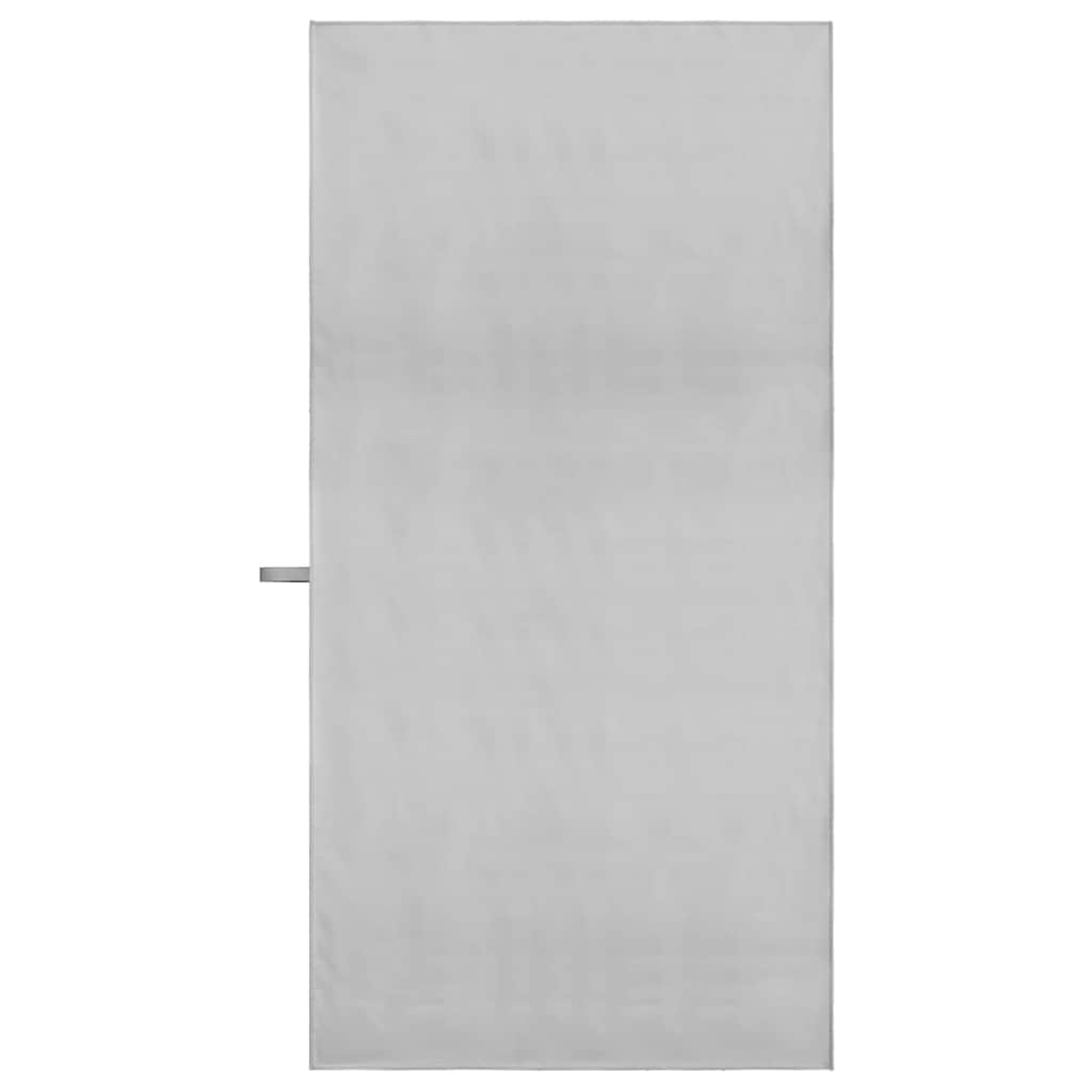 Prosoape Sport 2 pcs Gri 140 x 70 cm Poliester și poliamidă GartenMobel Dekor