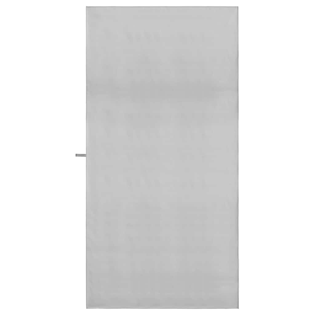 Prosoape Sport 2 pcs Gri 200 x 100 cm Poliester și poliamidă GartenMobel Dekor