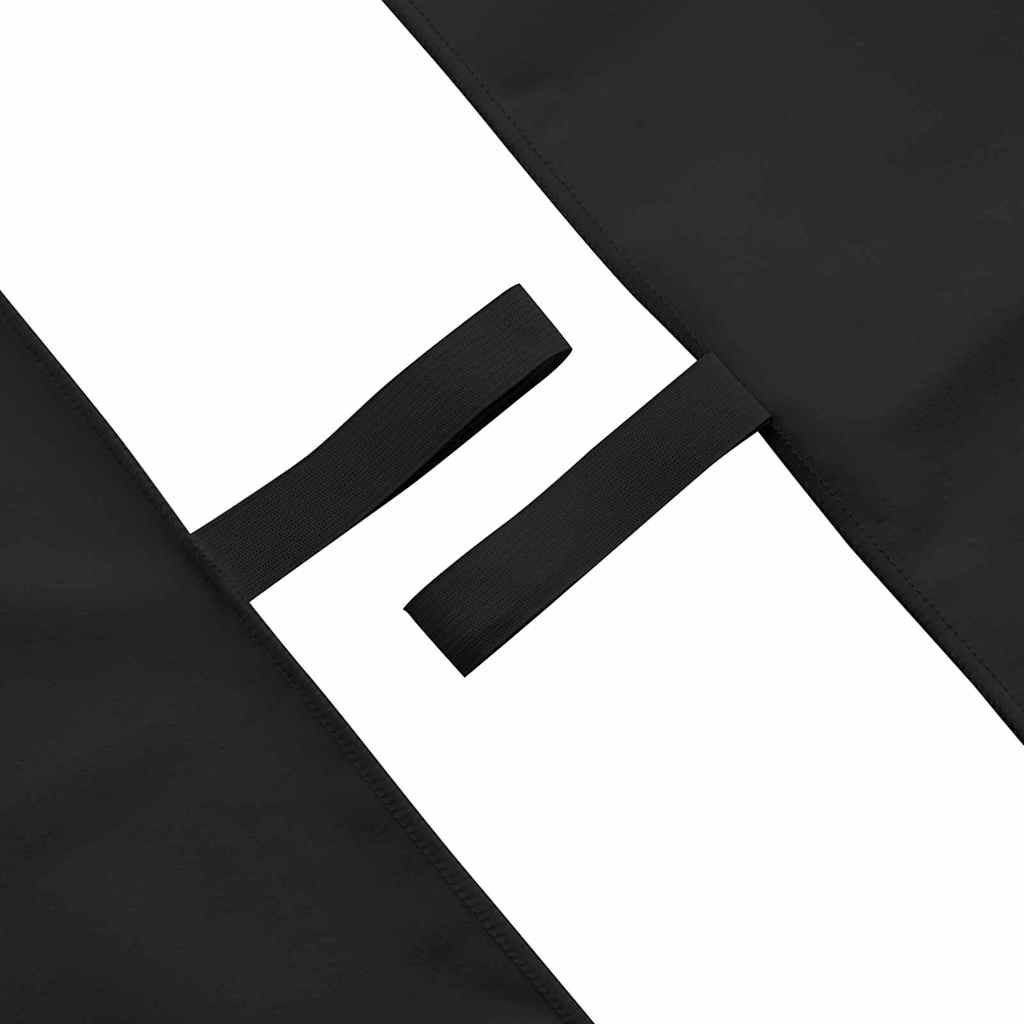 Prosoape Sport 2 pcs Negru 200 x 100 cm Poliester și poliamidă GartenMobel Dekor