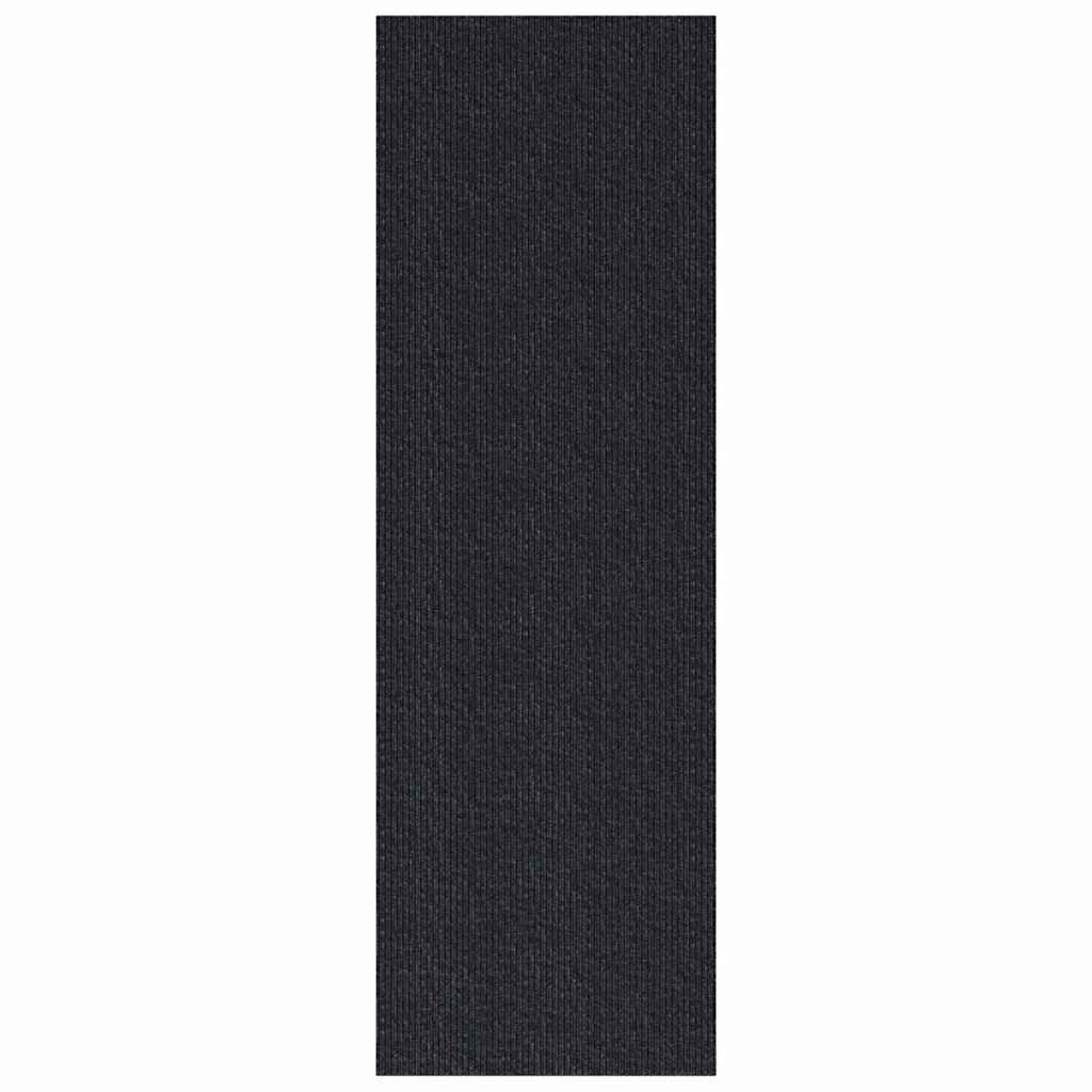 Runner din covor Antracit 80 x 400 cm țesătură GartenMobel Dekor