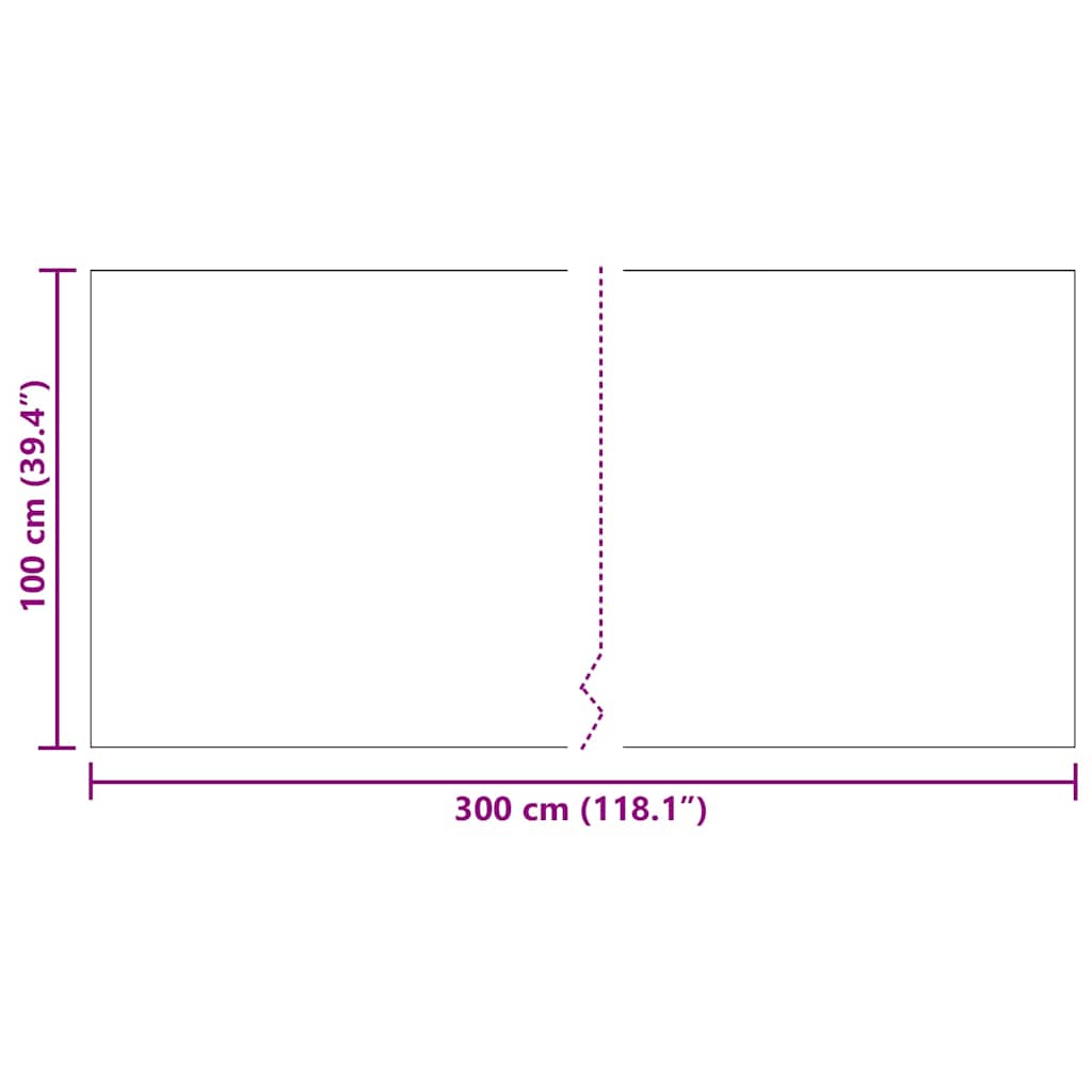 Runner din covor Gri deschis 100 x 300 cm țesătură GartenMobel Dekor