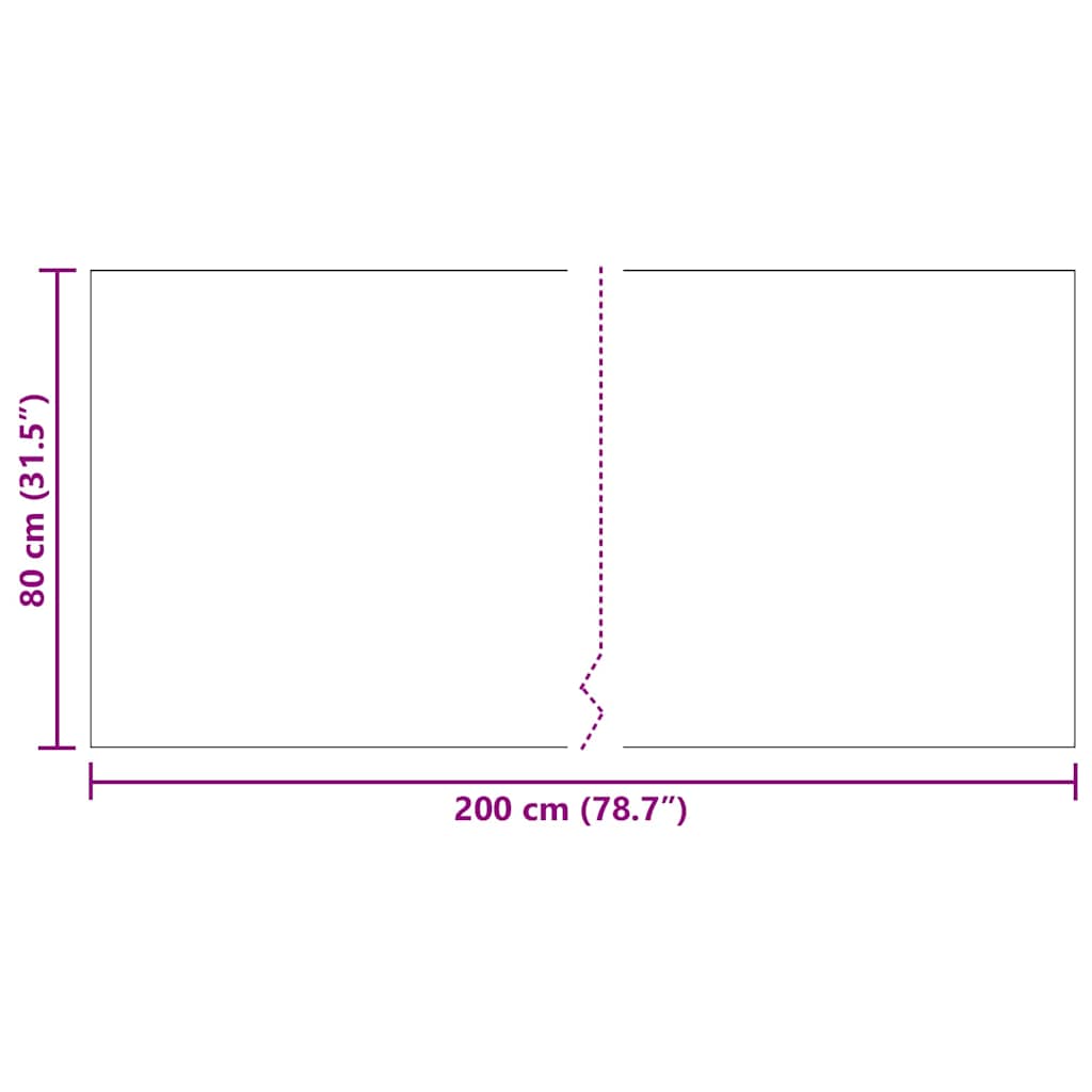 Runner din covor Gri deschis 80 x 200 cm țesătură GartenMobel Dekor