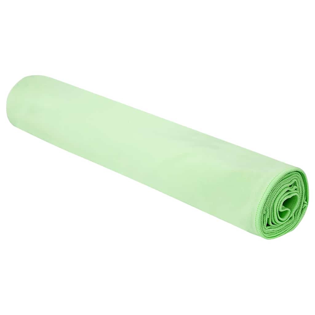 Prosoape Sport 2 pcs Verde 180 x 90 cm Poliester și poliamidă GartenMobel Dekor