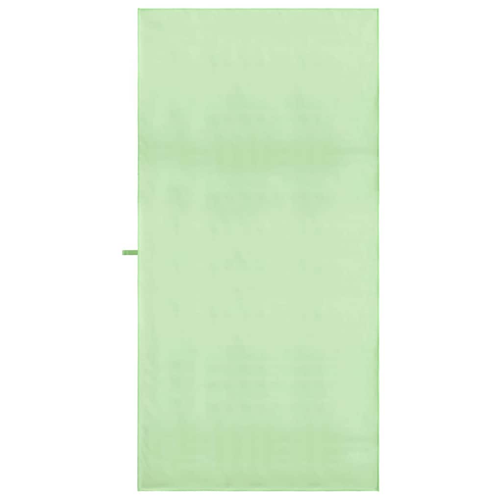 Prosoape Sport 2 pcs Verde 180 x 90 cm Poliester și poliamidă GartenMobel Dekor