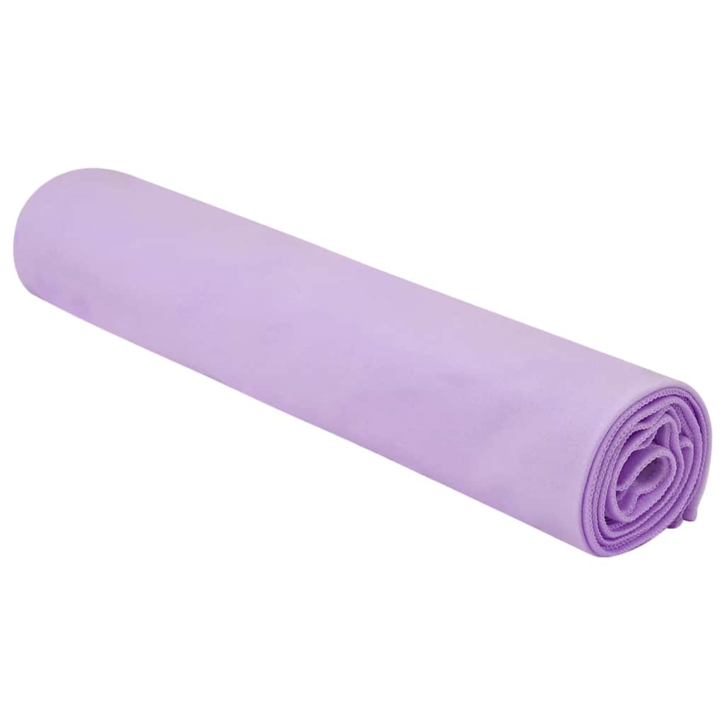 Prosoape Sport 2 pcs Violet 140 x 70 cm Poliester și poliamidă GartenMobel Dekor