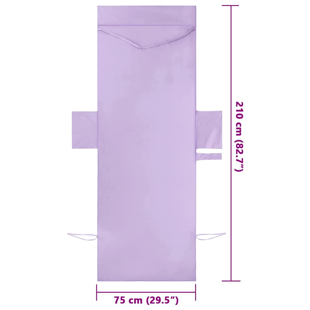 Prosoape pentru șezlong 2 pcs Violet 210 x 75 cm GartenMobel Dekor