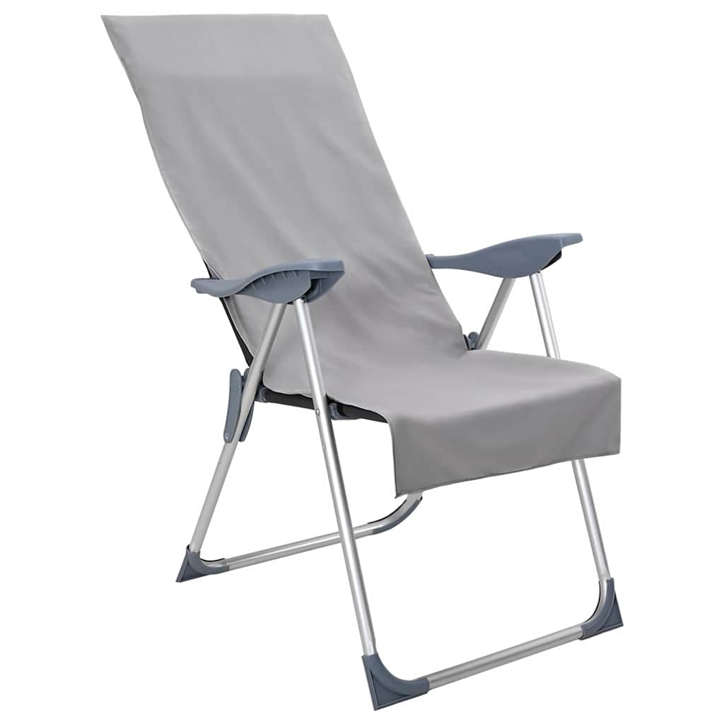 Prosoape pentru scaune de exterior 2 pcs Gri închis 130 x 60 cm GartenMobel Dekor