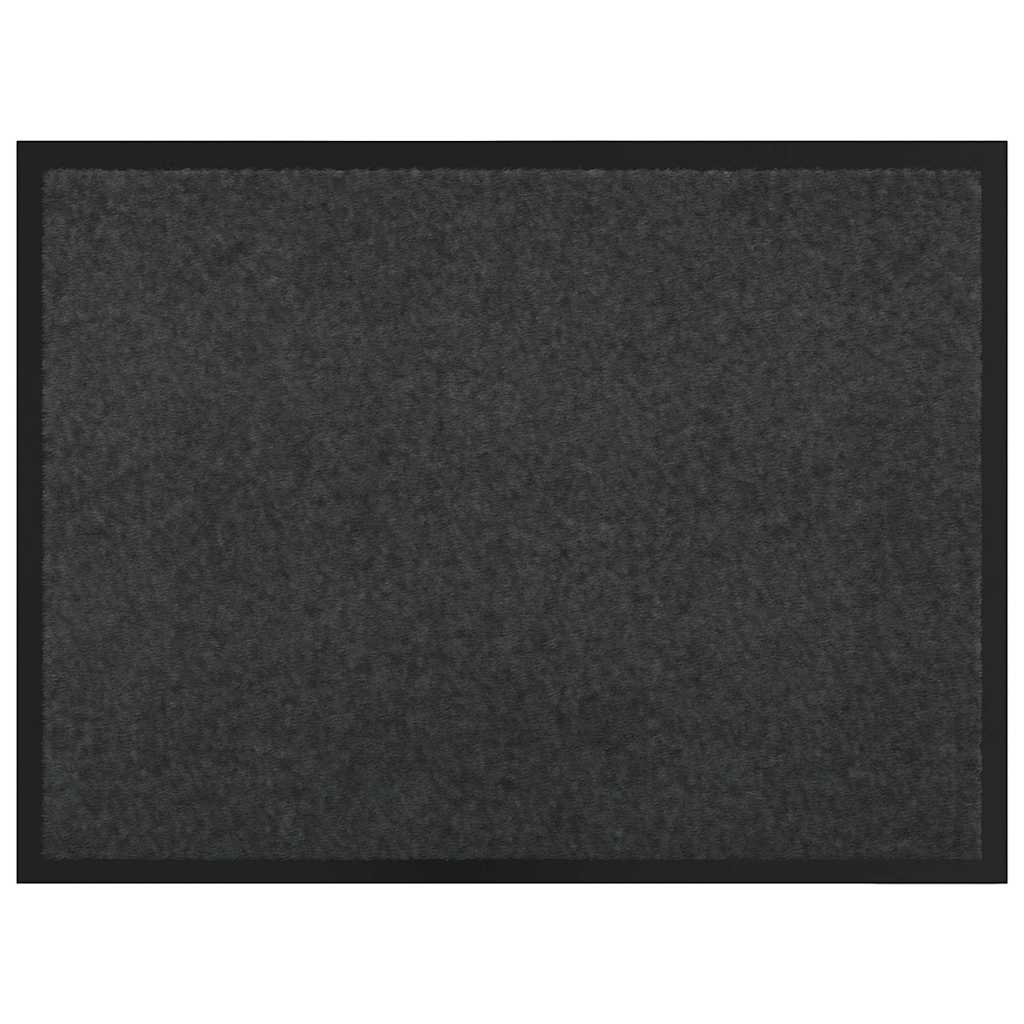 Covoraș de intrare Antracit 60 x 40 x 1.2 cm Țesătură Teddy GartenMobel Dekor