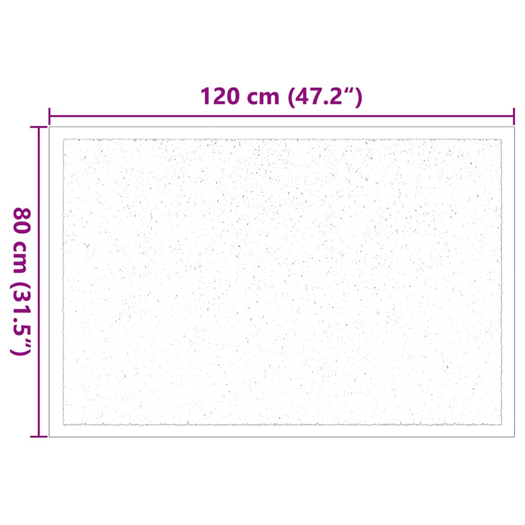 Covoraș de intrare Bej 60 x 40 x 1.2 cm Țesătură Teddy GartenMobel Dekor