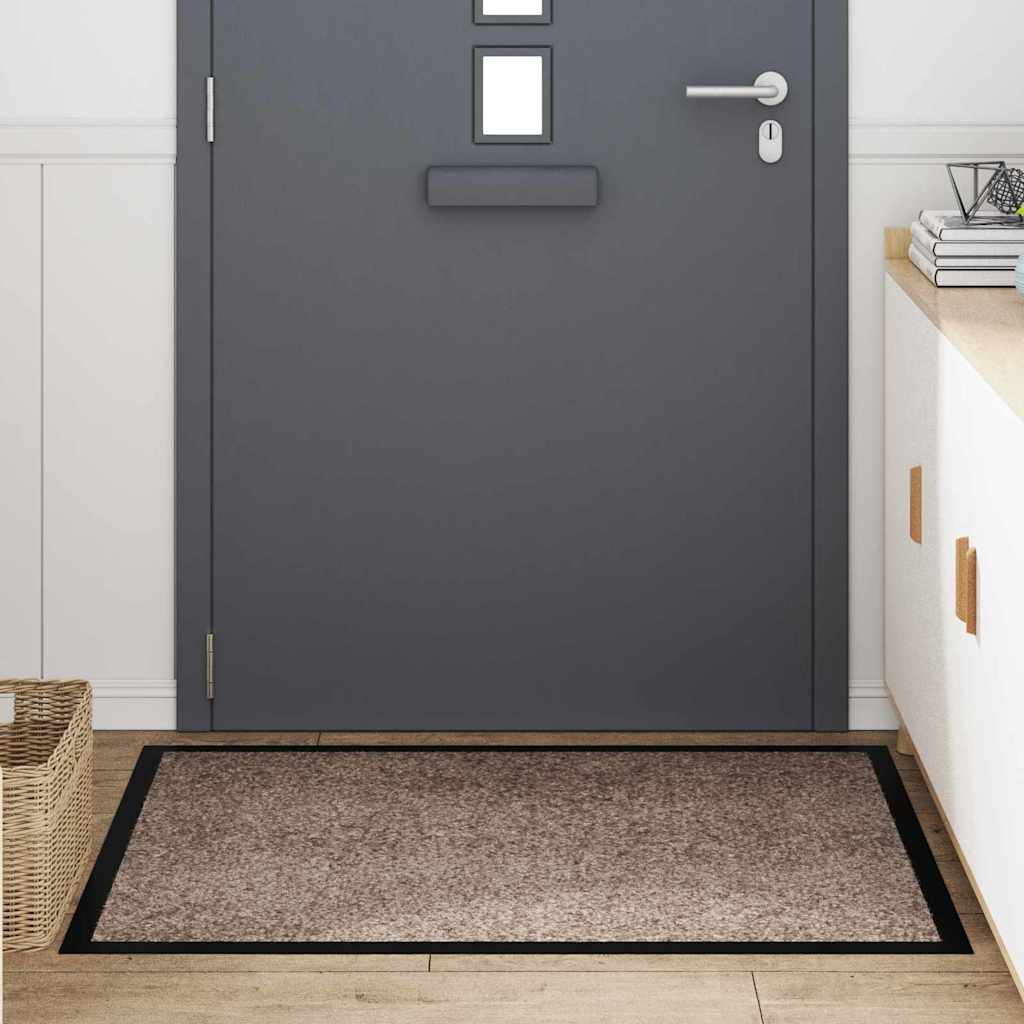 Covoraș de intrare Bej 60 x 40 x 1.2 cm Țesătură Teddy GartenMobel Dekor