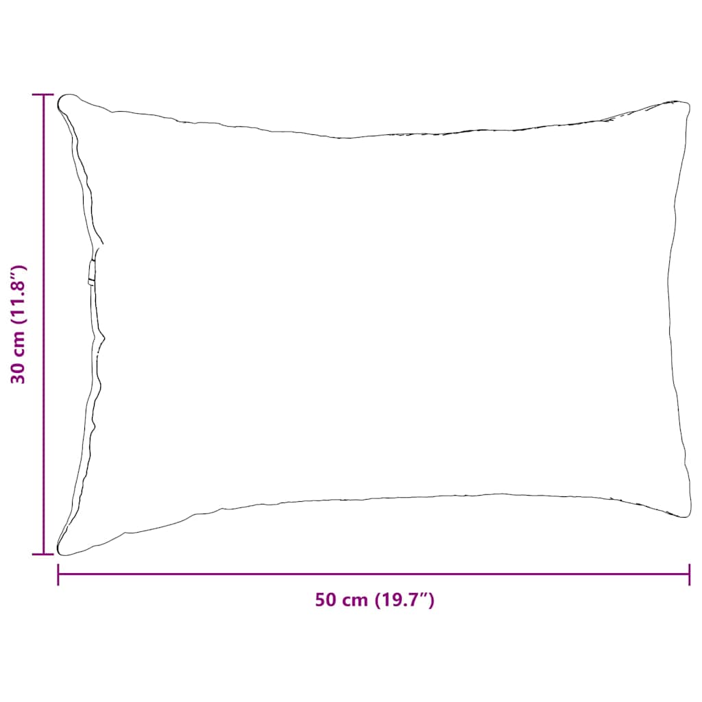 Perne pentru canapea 2 pcs Gri închis 50 x 30 cm GartenMobel Dekor