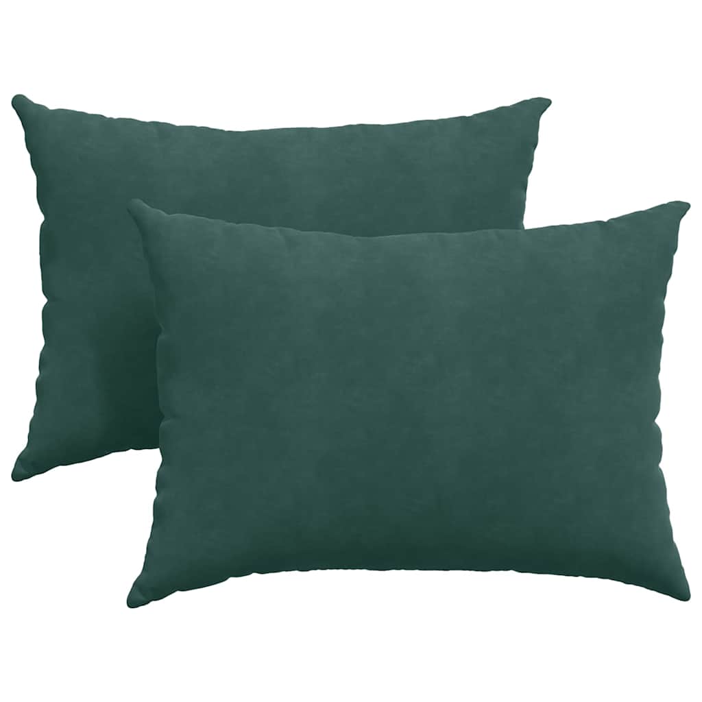 Perne pentru canapea 2 pcs Verde închis 70 x 50 cm GartenMobel Dekor