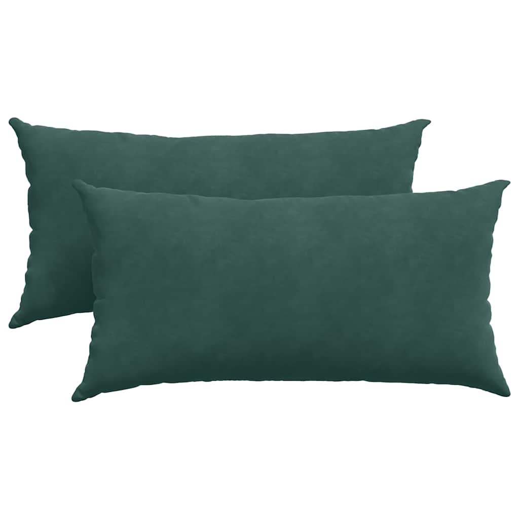 Perne pentru canapea 2 pcs Verde închis 80 x 40 cm GartenMobel Dekor