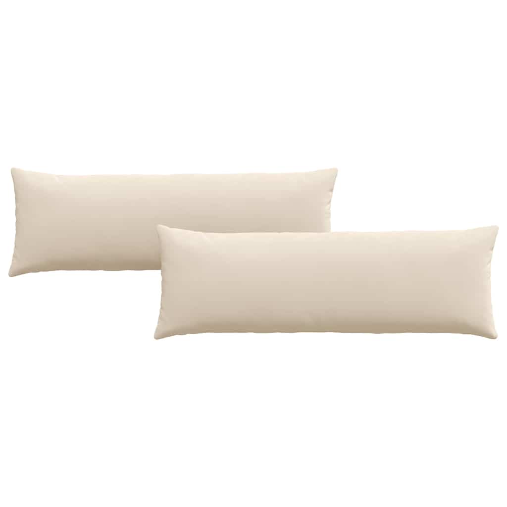 Perne pentru canapea 2 pcs Bej 120 x 40 cm țesătură GartenMobel Dekor