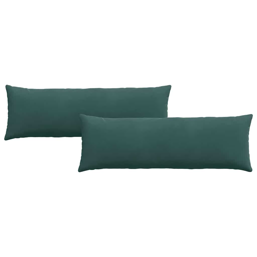 Perne pentru canapea 2 pcs Verde închis 120 x 40 cm GartenMobel Dekor