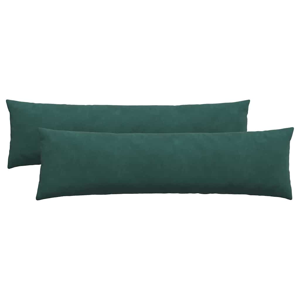 Perne pentru canapea 2 pcs Verde închis 145 x 40 cm GartenMobel Dekor