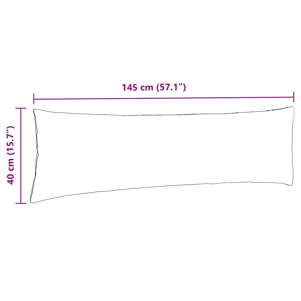 Perne pentru canapea 2 pcs Verde Mării 145 x 40 cm GartenMobel Dekor