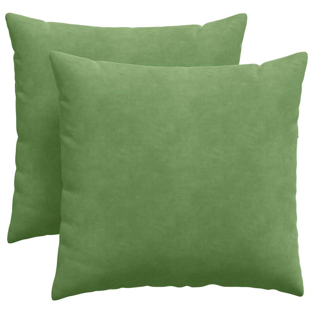 Perne pentru canapea 2 pcs Verde deschis 45 x 45 cm GartenMobel Dekor