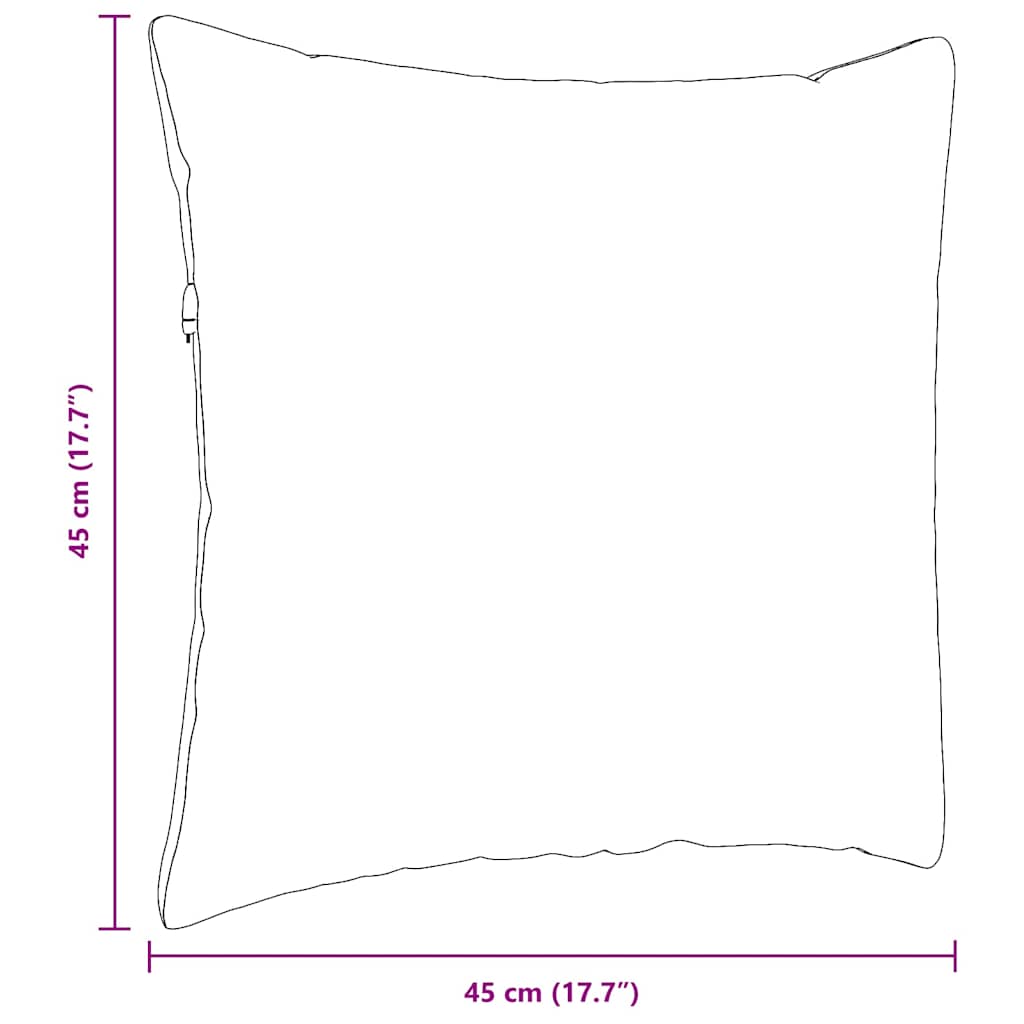 Perne pentru canapea 2 pcs Galben Deschis 45 x 45 cm GartenMobel Dekor