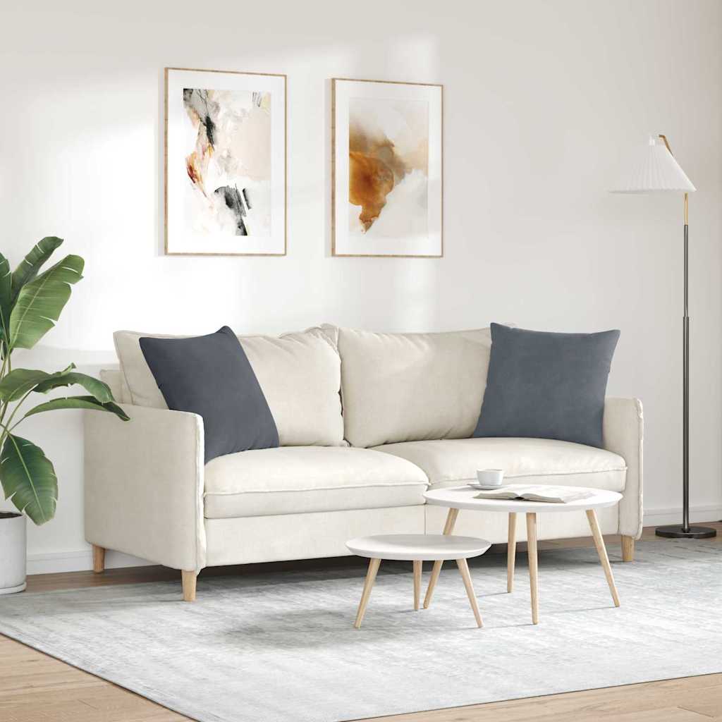 Perne pentru canapea 2 pcs Gri închis 50 x 50 cm GartenMobel Dekor