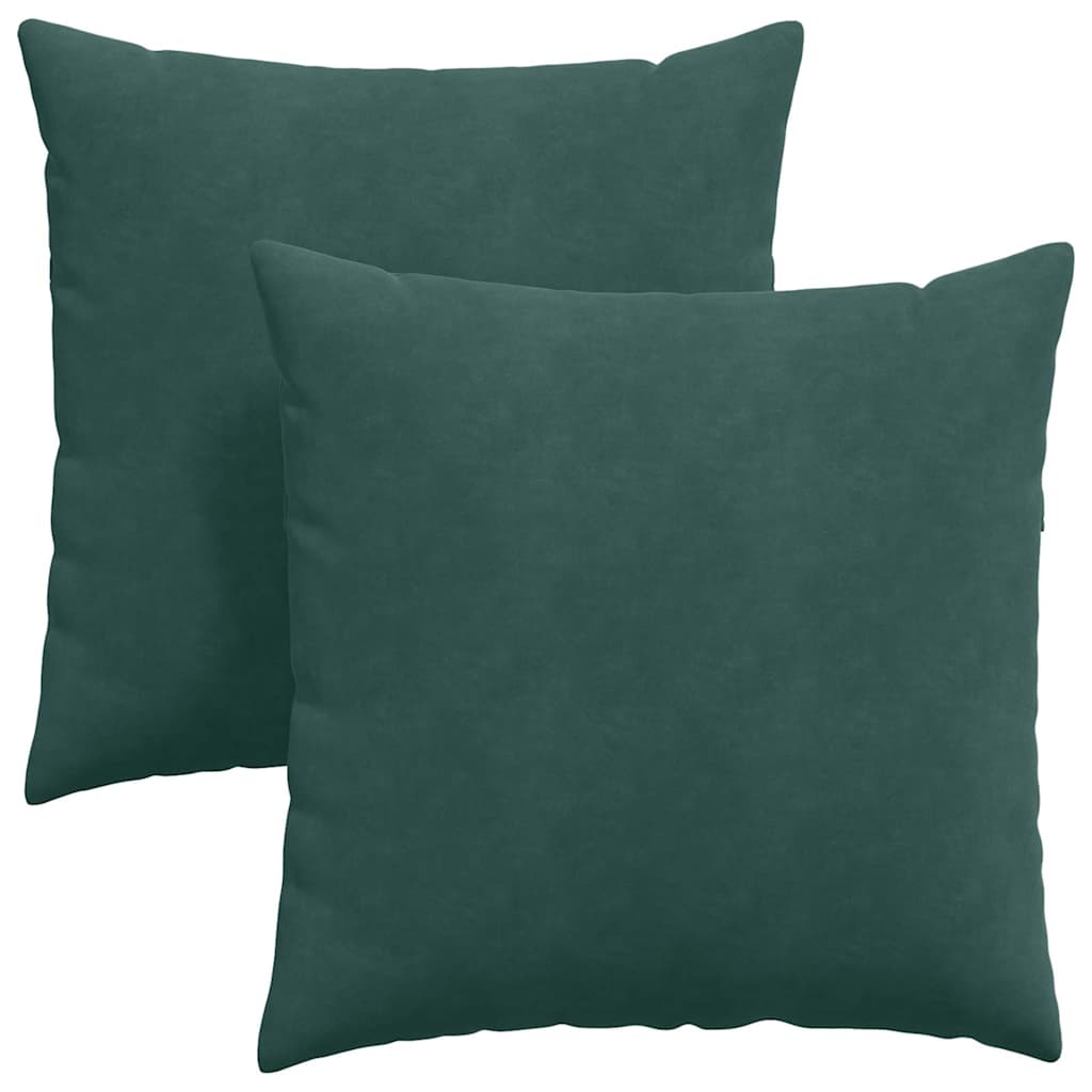 Perne pentru canapea 2 pcs Verde închis 60 x 60 cm GartenMobel Dekor