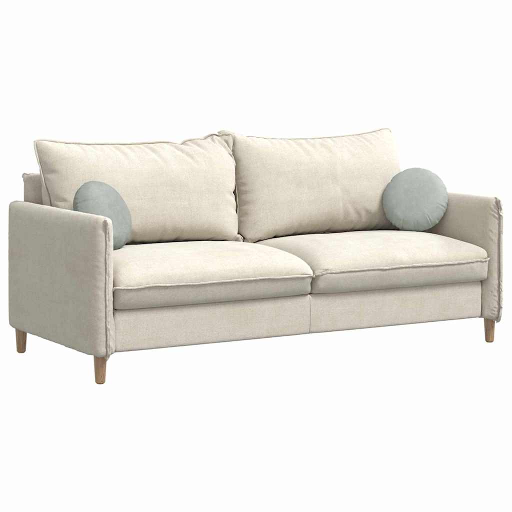 Perne de Șezut 2 pcs Gri deschis Ø 40 x 13 cm Catifea GartenMobel Dekor