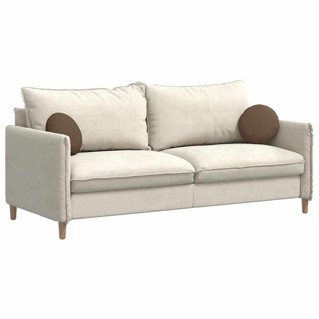 Perne de Șezut 2 pcs Maro Ø30 x 13 cm țesătură GartenMobel Dekor