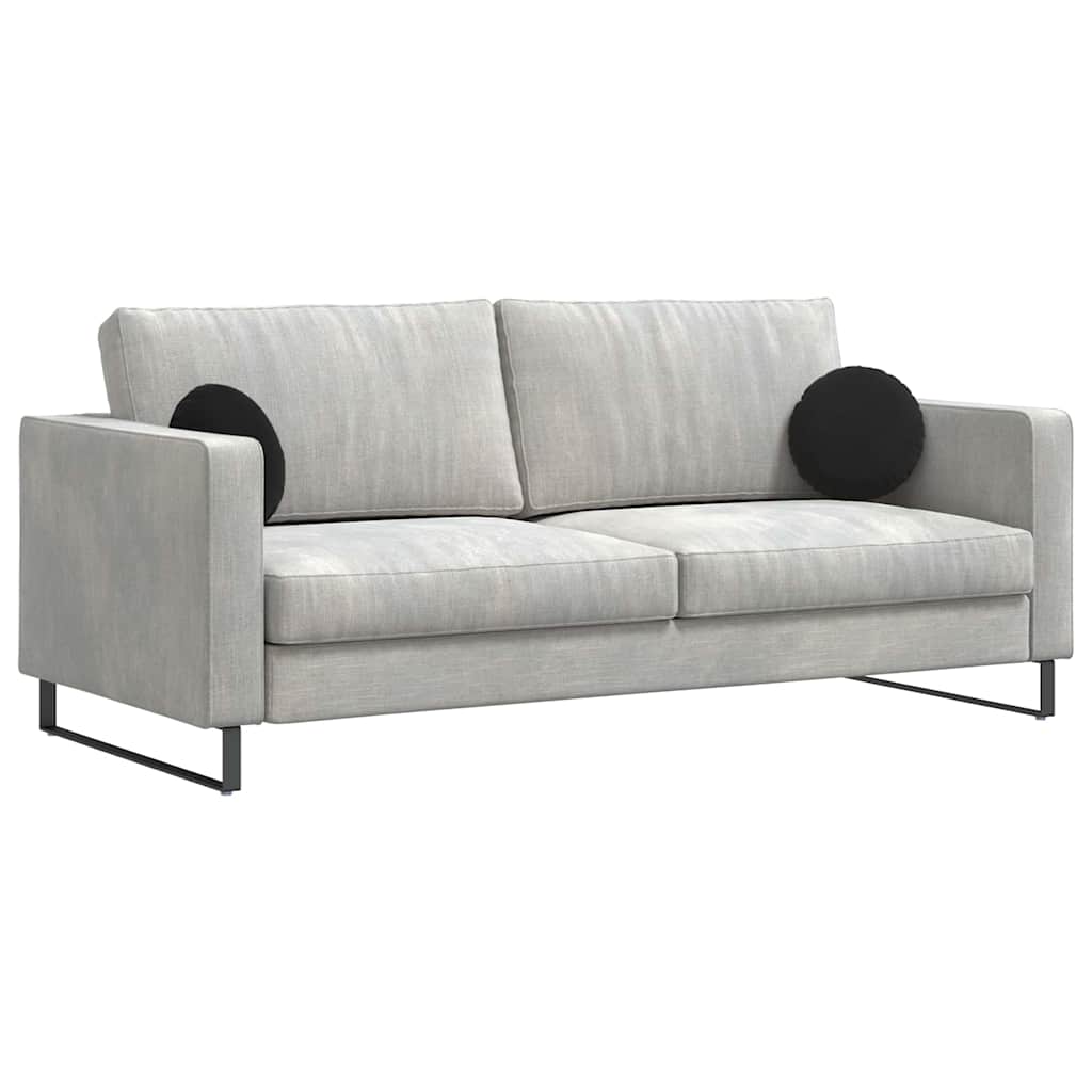 Perne de Șezut 2 pcs Negru Ø 40 x 13 cm Catifea GartenMobel Dekor