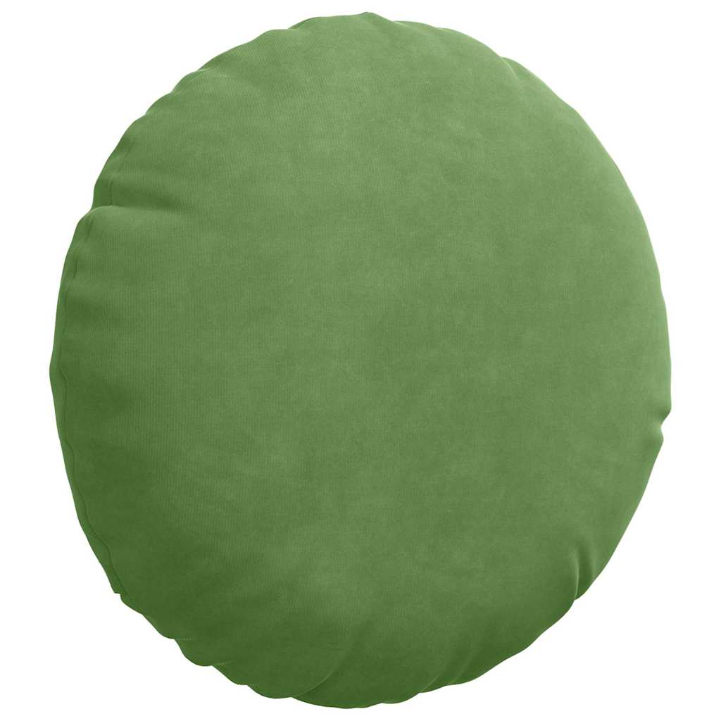 Perne de Șezut 2 pcs Verde deschis Ø 40 x 13 cm Catifea GartenMobel Dekor