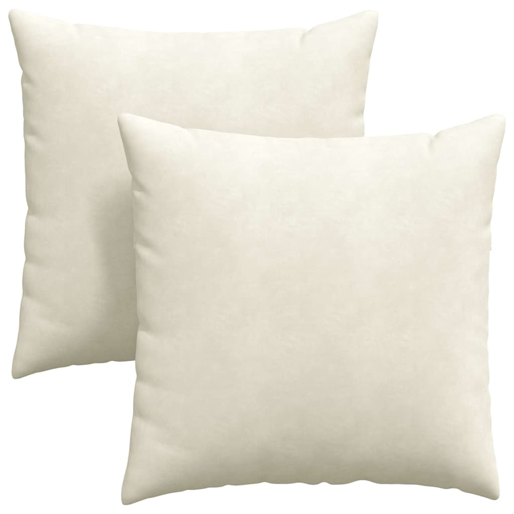 Perne pentru canapea 2 pcs Crem 80 x 80 cm GartenMobel Dekor