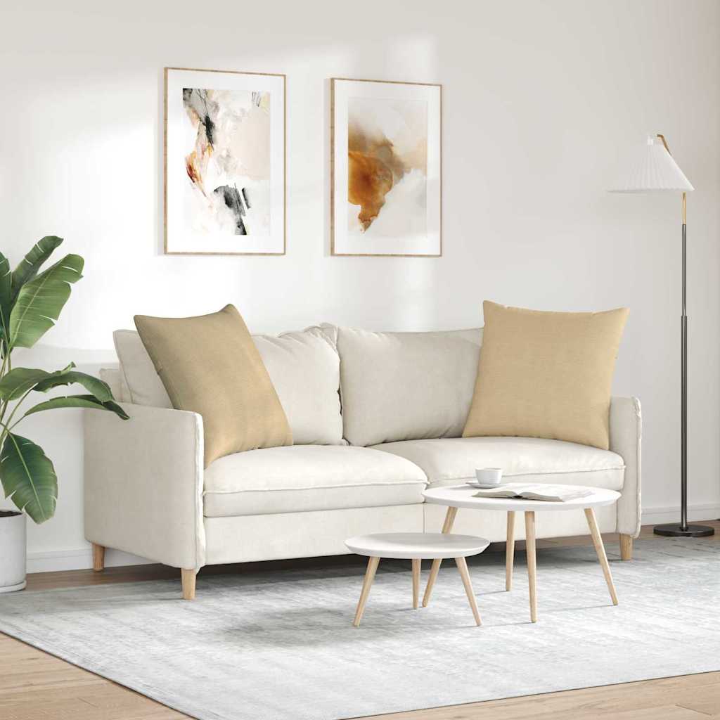 Perne pentru canapea 2 pcs Gri Verde 80 x 80 cm GartenMobel Dekor