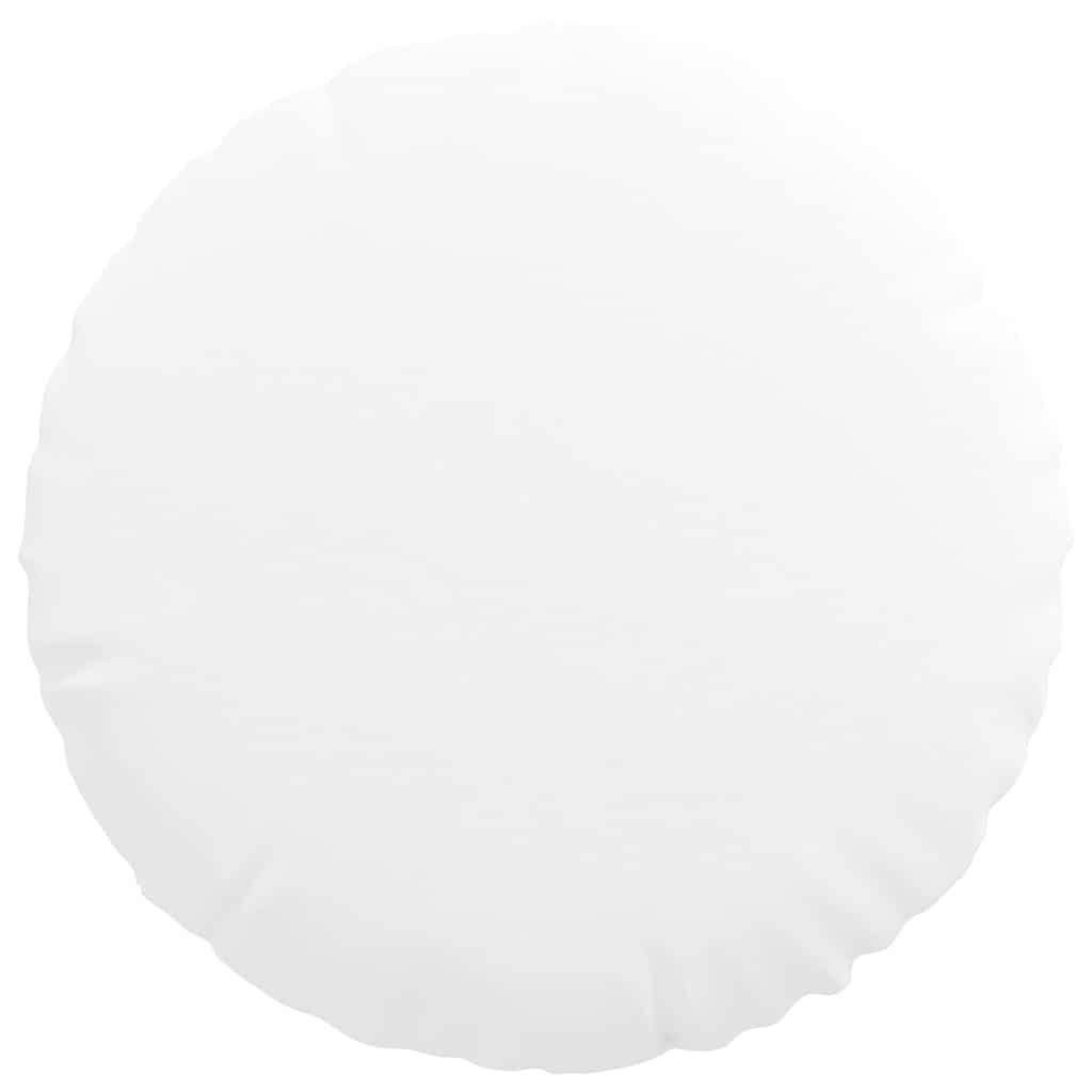 Perne de Șezut 2 pcs Alb Ø40 x 13 cm țesătură GartenMobel Dekor