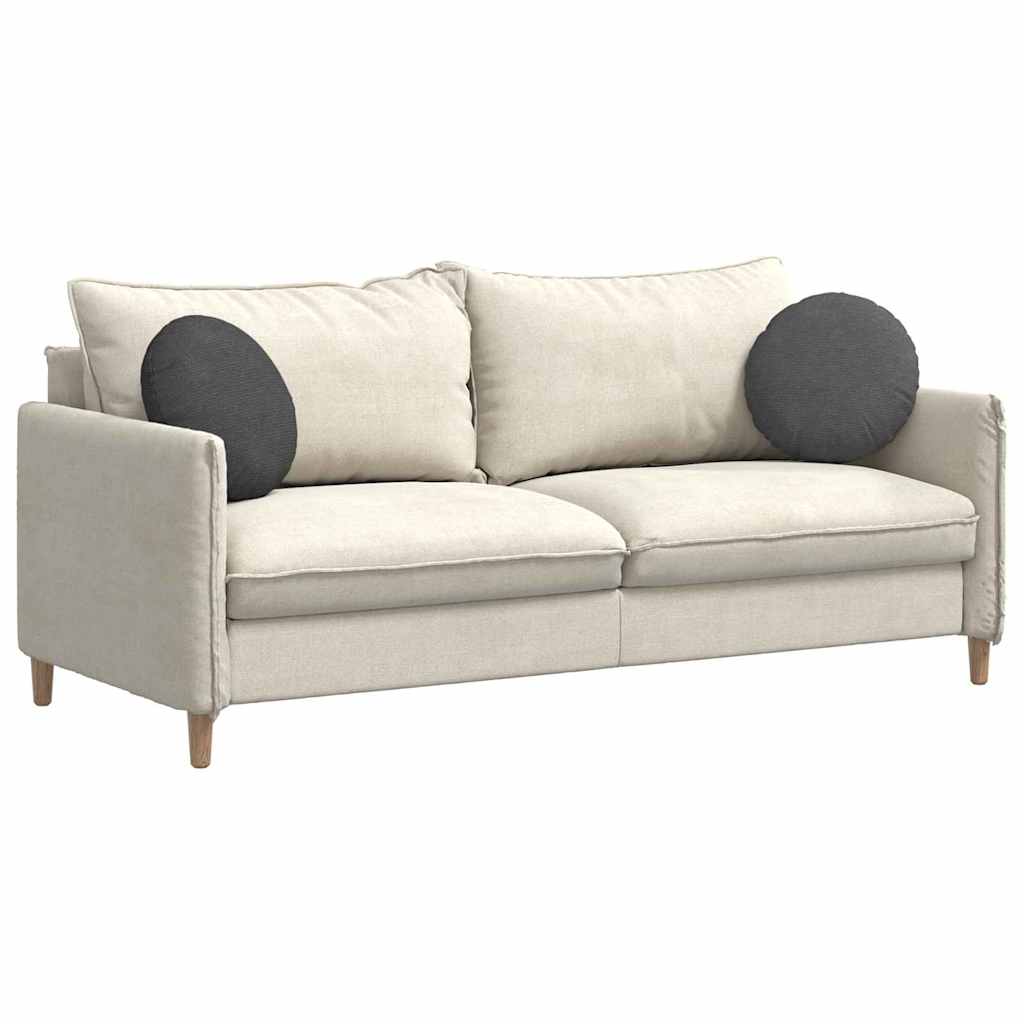 Perne de Șezut 2 pcs Gri închis Ø 40 cm Țesătură din corduroy GartenMobel Dekor