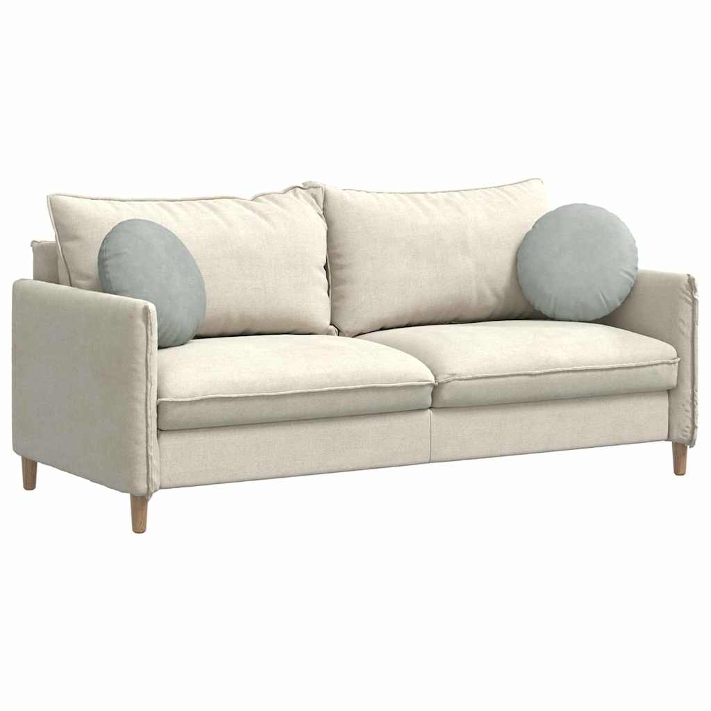 Perne de Șezut 2 pcs Gri deschis Ø 40 x 13 cm Catifea GartenMobel Dekor