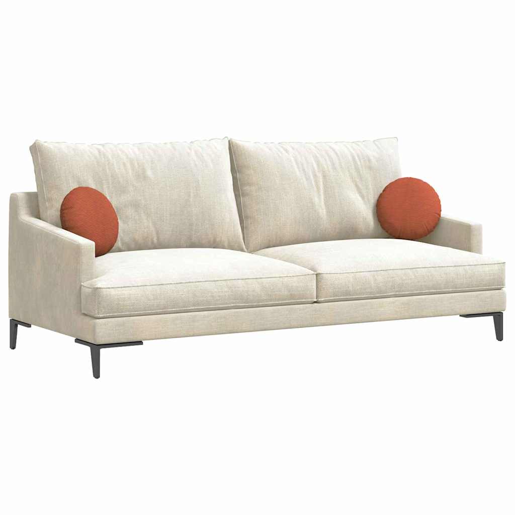 Perne de Șezut 2 pcs Roșu portocalie Ø 30 cm GartenMobel Dekor