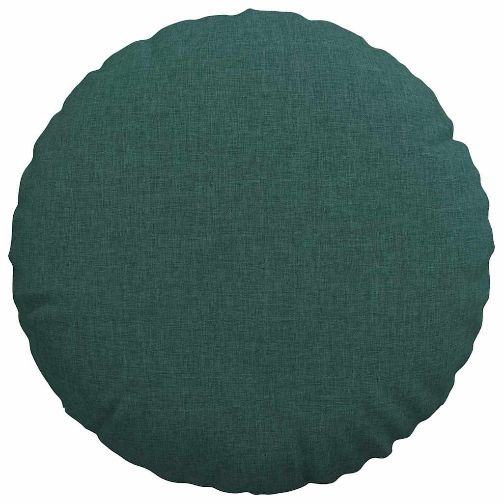 Perne de Șezut 2 pcs Verde închis Ø40 x 13 cm țesătură GartenMobel Dekor