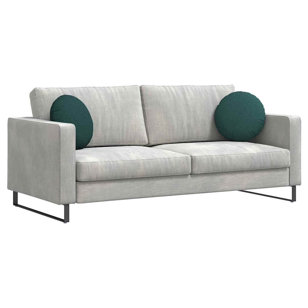 Perne de Șezut 2 pcs Verde închis Ø40 x 13 cm țesătură GartenMobel Dekor