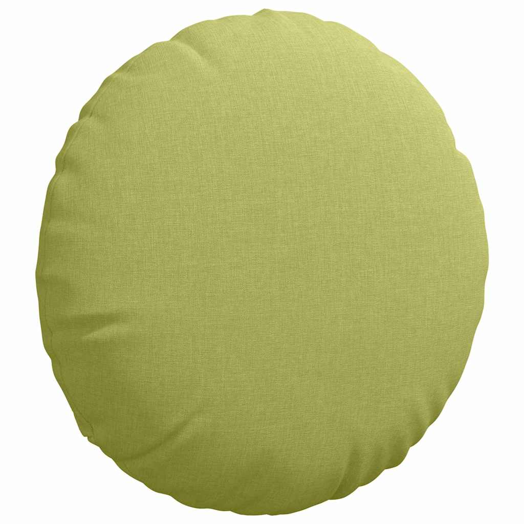 Perne de Șezut 2 pcs Verde deschis Ø40 x 13 cm țesătură GartenMobel Dekor