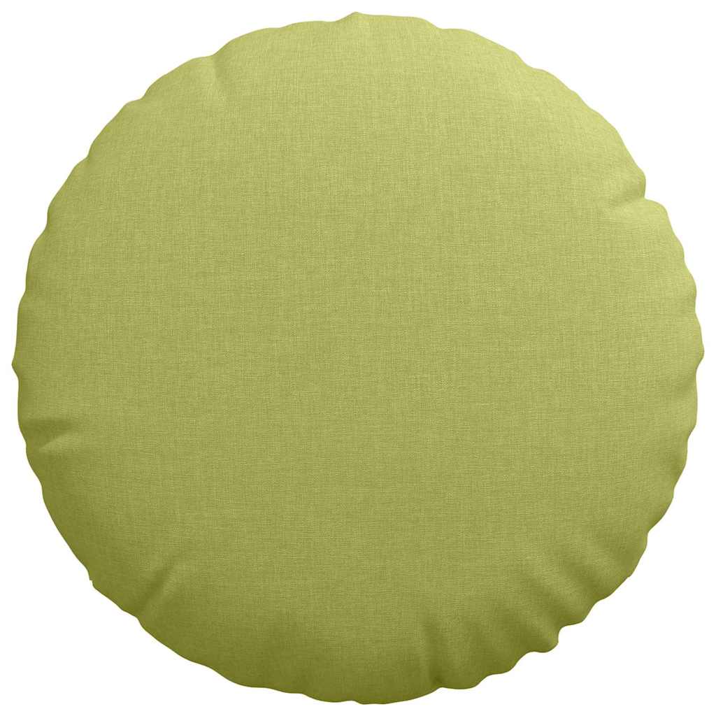 Perne de Șezut 2 pcs Verde deschis Ø40 x 13 cm țesătură GartenMobel Dekor