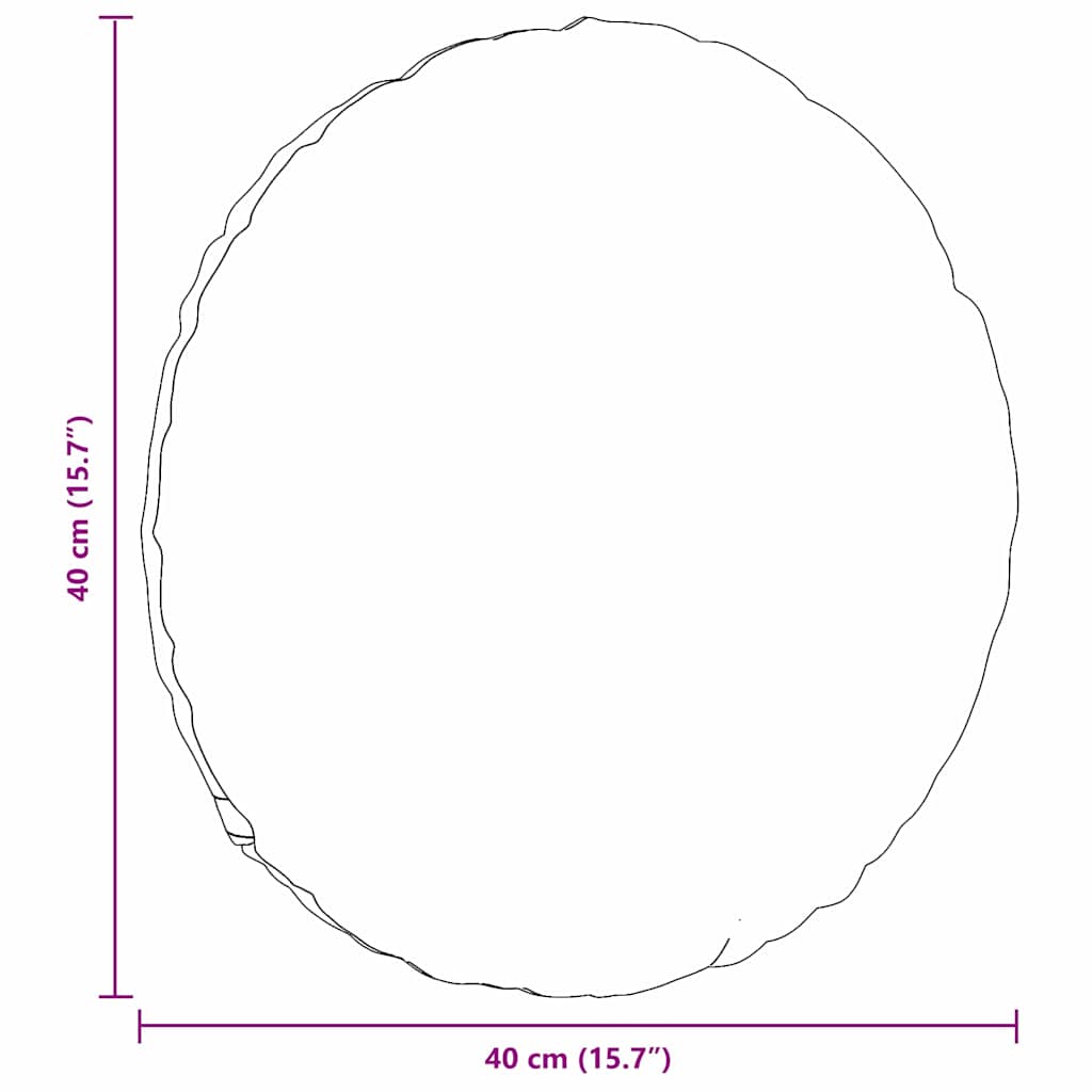 Perne de Șezut 2 pcs albastru Ø40 x 13 cm țesătură GartenMobel Dekor